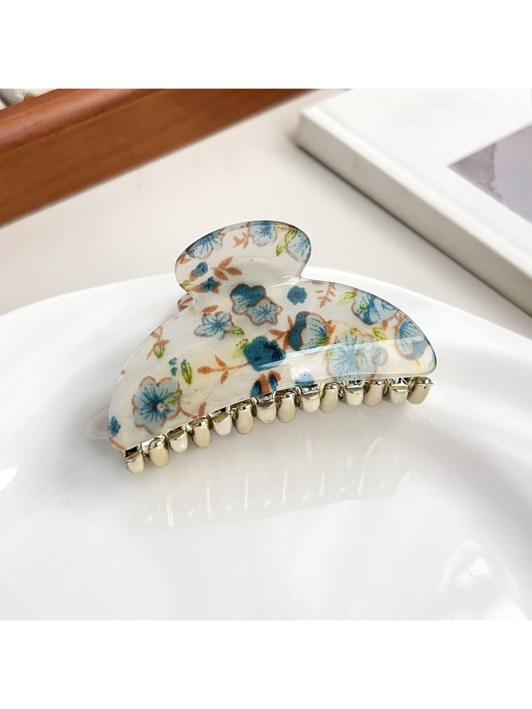 Beau - Spring Summer Floral Hair Claw Clip