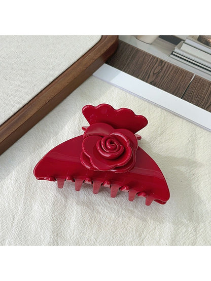 Beau - Acetate Rose Flower Shaped Hair Clip