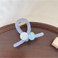 Beau - Rounded Geometric Alloy and Acrylic Claw Clip