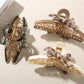 Beau - Chic Solid Color Crisscross Hair Claw Clip