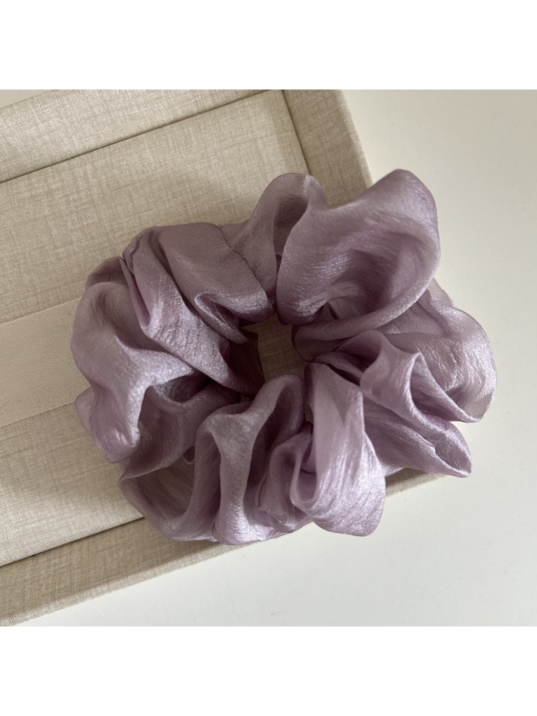 Gifty - Polyester Ruched Oversized Hair Scrunchie