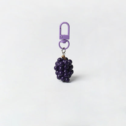 Keypus - Cute Fruit Motif Plastic Metal Keychain