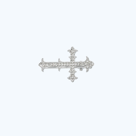 Beau - Elegant Alloy Cross Design Hair Clip
