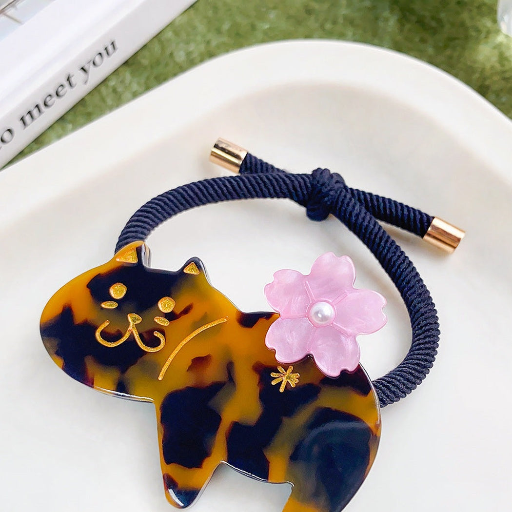 Marbled Cat Hair Tie Collection variant image