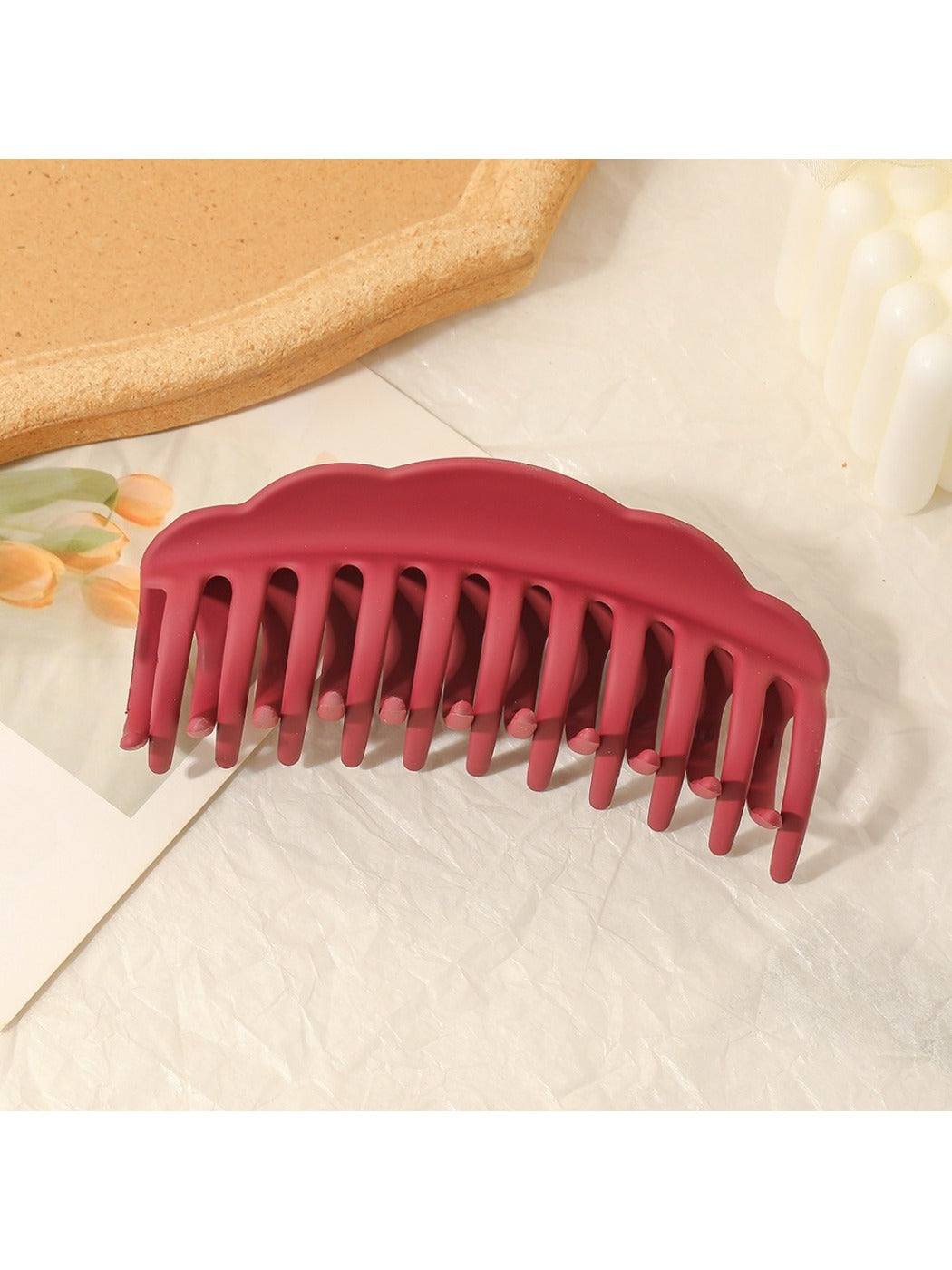 Beau - Minimalist Large Half Round Claw Clip