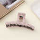 Beau - Pleated Geometric Fabric Claw Hair Clip