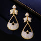 Earedge - Vintage Openwork Geometric Stud Earrings