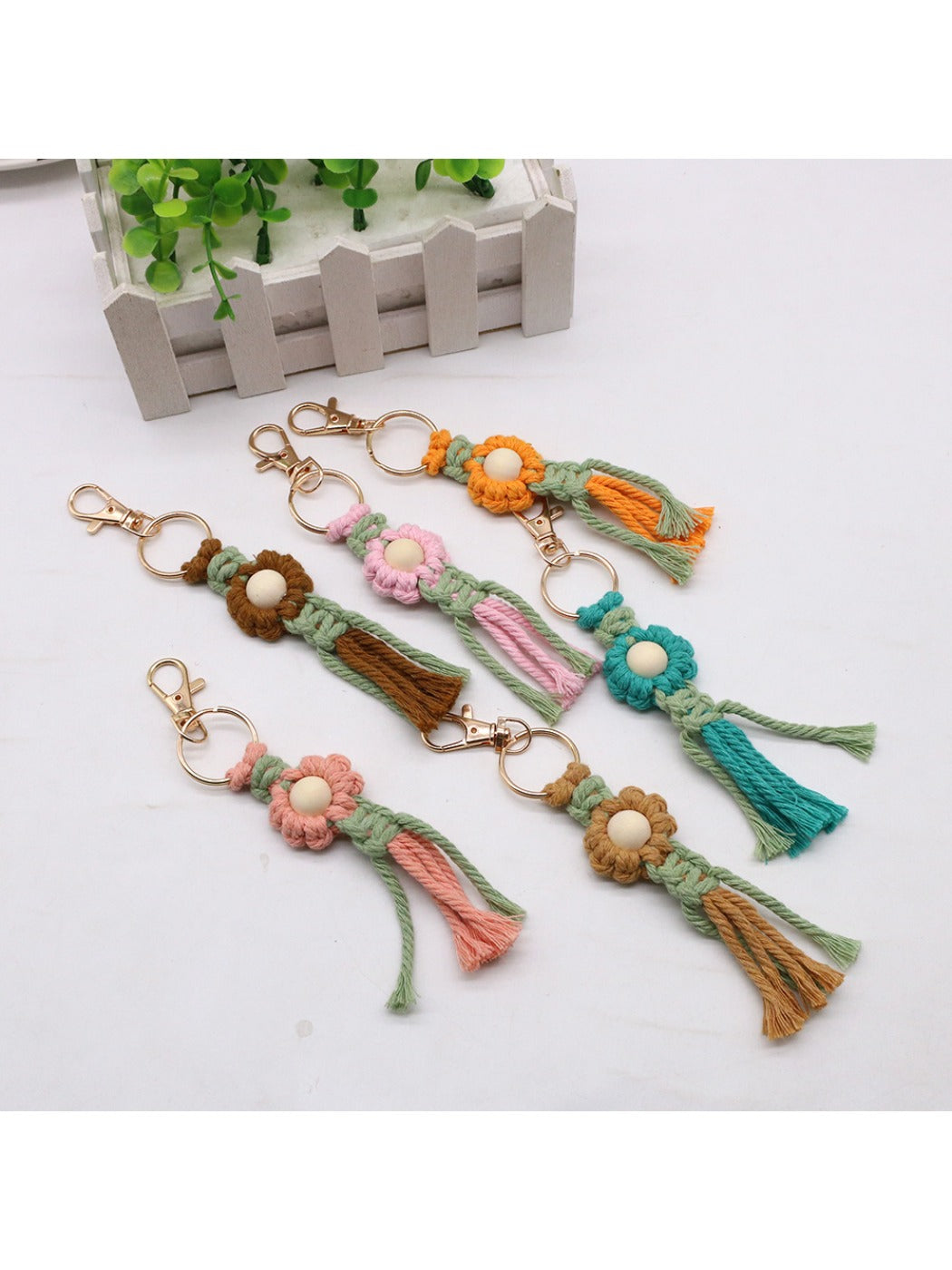 Keypus - Flower Keychain Keyring Bag Charm