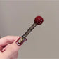 Beau - Red Round-Shaped Hair Clip