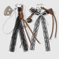 Keypus - Retro Beaded Lace Bow Heart Keychain