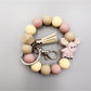 Keypus - Cartoon Animal Tassel Silicone Keychain