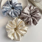 Gifty - Satin Polka-Dotted Scrunchie