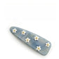 Beau - Floral Acetate Triangular Side Hair Clip