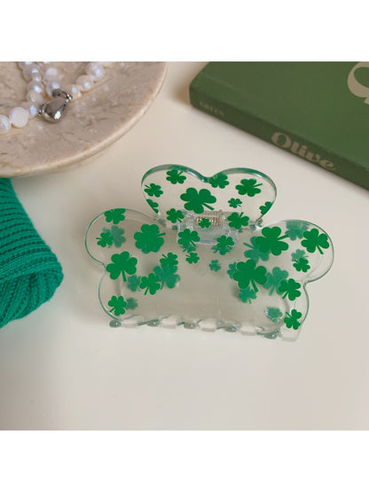 Beau - Cute Simple Green Hair Clip