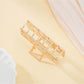 Close-up of Beau Mysterious Retro Square Hair Clip texture and design details