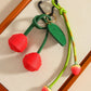 Keypus - Strawberry Cherry Fruit Bag Pendant Keychain