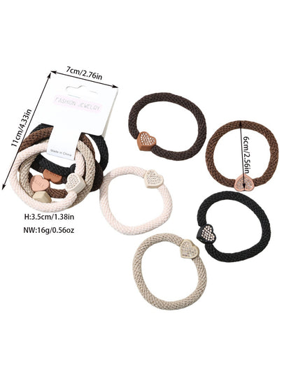 Gifty - Valentines Day Minimalist Hair Ties Set