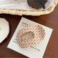 Beau - Retro Printed Oval PVC Claw Hair Clip