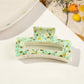 Beau - Floral Anti-slip Shark Hair Clip