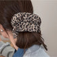 Gifty - Chic Leopard Print Ruched Scrunchie