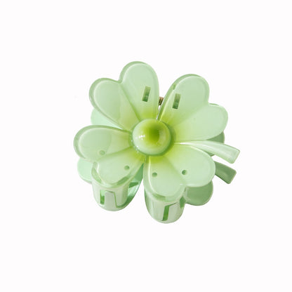 Beau - Layered Flower Petal Decorative Claw Clip