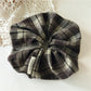 Gifty - Preppy Style Retro Plaid Scrunchie
