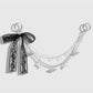 Keypus - Y2K Lace Bow Chain Bag Charm Keychain