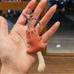 Bear keychain displayed on a white background for product showcase