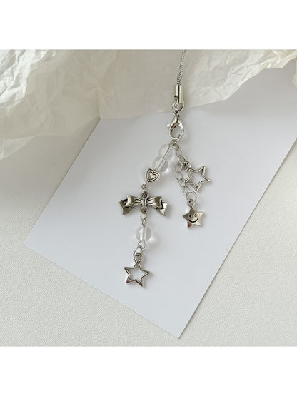 Keypus - Silver Star Charm Keychain