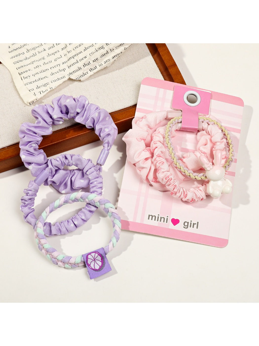 Gifty - Adorable Colorful Hair Tie Set