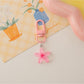 Keypus - Cute Colorful Transparent Flower Shaped Keychain