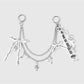 Keypus - Bow Cross Chain Decorative Alloy Bag Charm