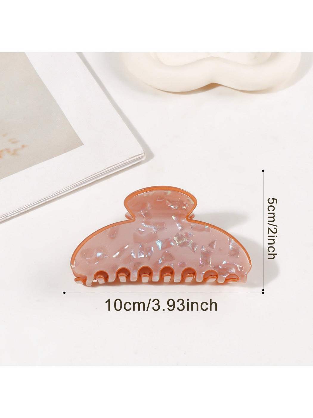 Beau - Pastel Half Circle Hair Claw Clip