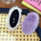 Beau - Soft Plush Solid Geometric Hair Clip
