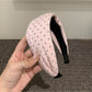 Gifty - Polka Dot Wide Fabric Hair Hoop Headband