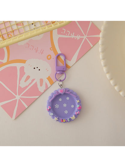 Keypus - Round Macaron Colored Keychain