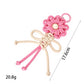 Keypus - Nylon and Alloy Floral Hanging Charm Keychain
