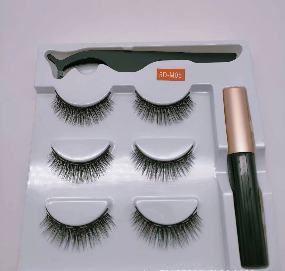 Eyeloo - 3 Pair Magnetic Eyelashes Magnetic Eyeliner and Lashes Kit