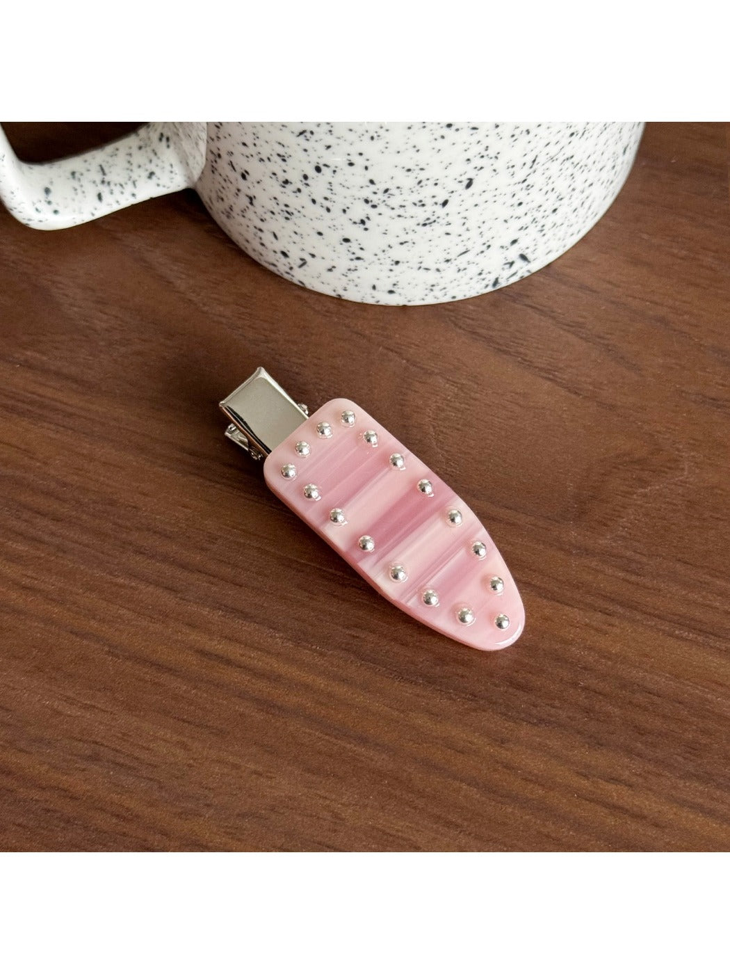 Beau - Geometric Acetate Duckbill Side Hair Clip