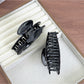 Beau - Black Half Circle Claw Clip