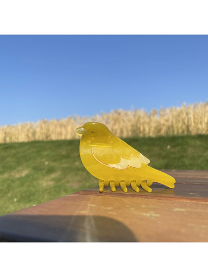 Beau - Bird Acetate Claw Clip