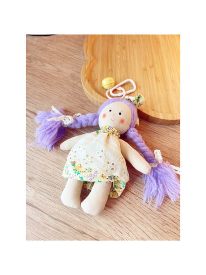 Keypus cartoon doll keychain photographed with soft lighting to highlight colors