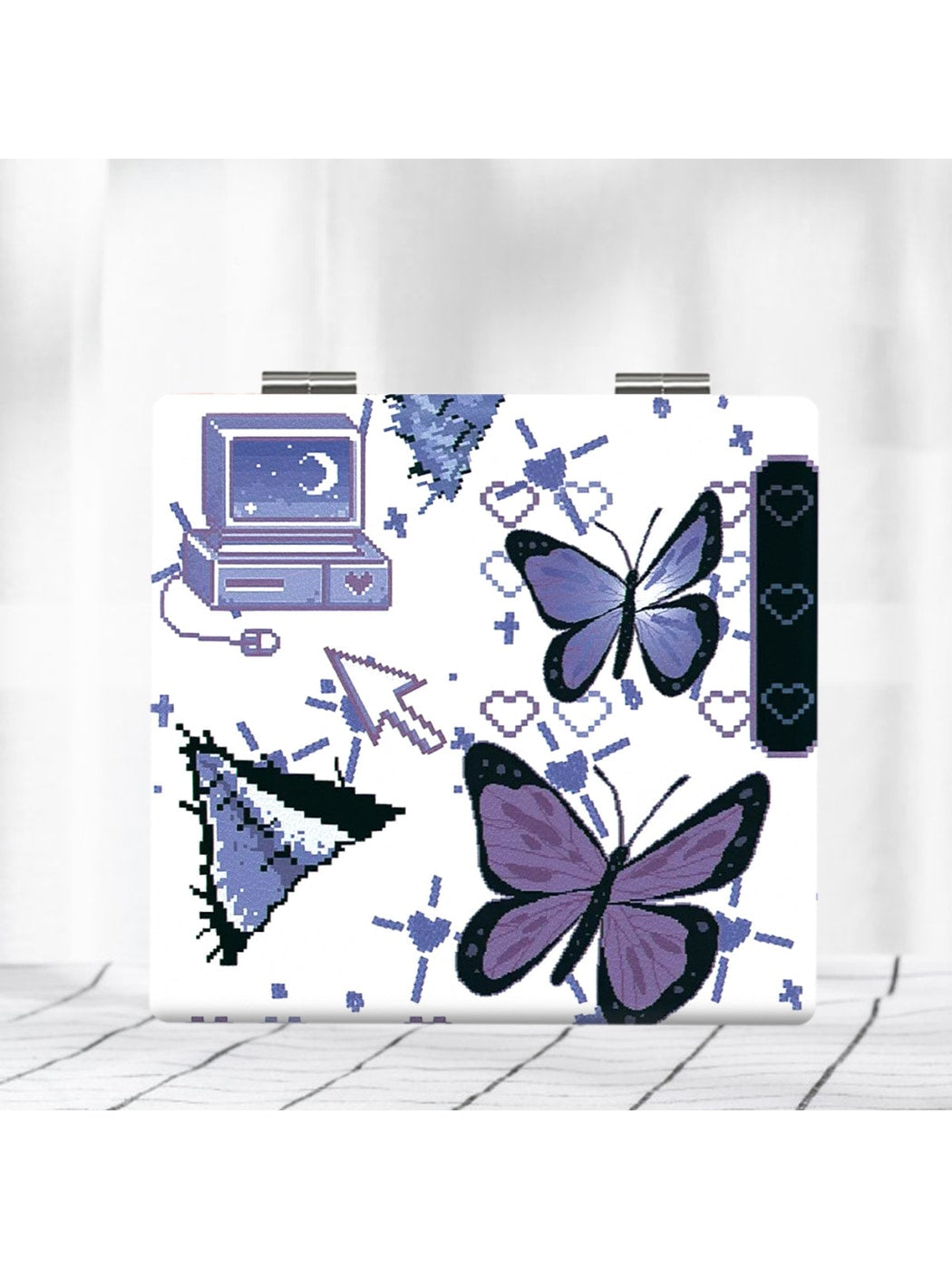 Mirroray - Y2K Style Foldable Touch-Up Makeup Mirror