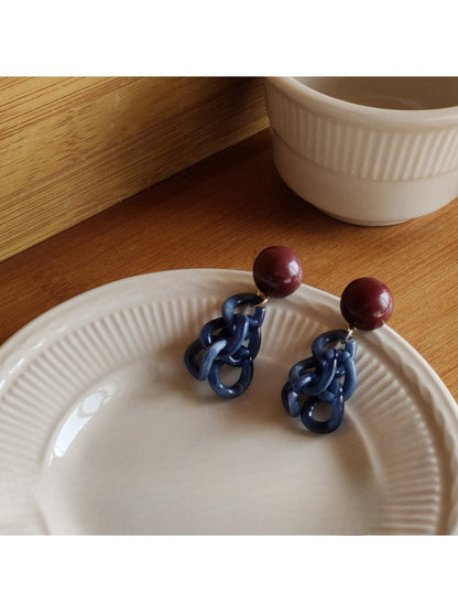 Earedge - Trendy Chain Drop Earrings