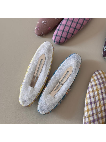 Beau - Irregular Oval Pattern Hair Clip
