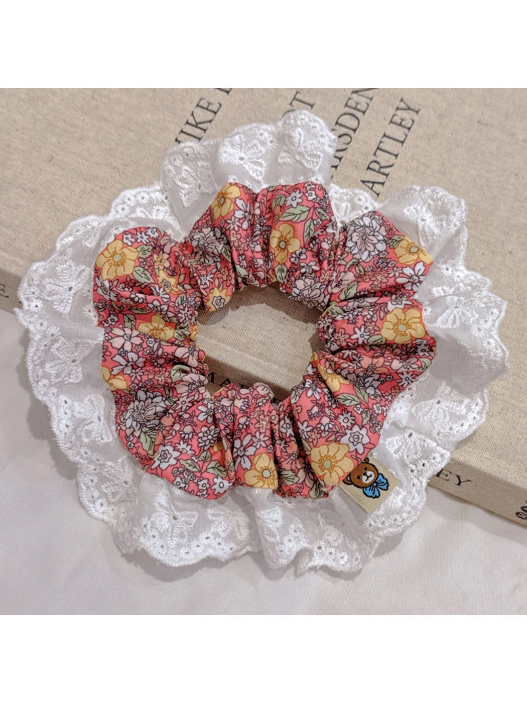Gifty - Pastel Printed Scrunchie Dopamine