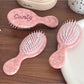 Camerow - Pink Cushion Hair Brush Small Portable