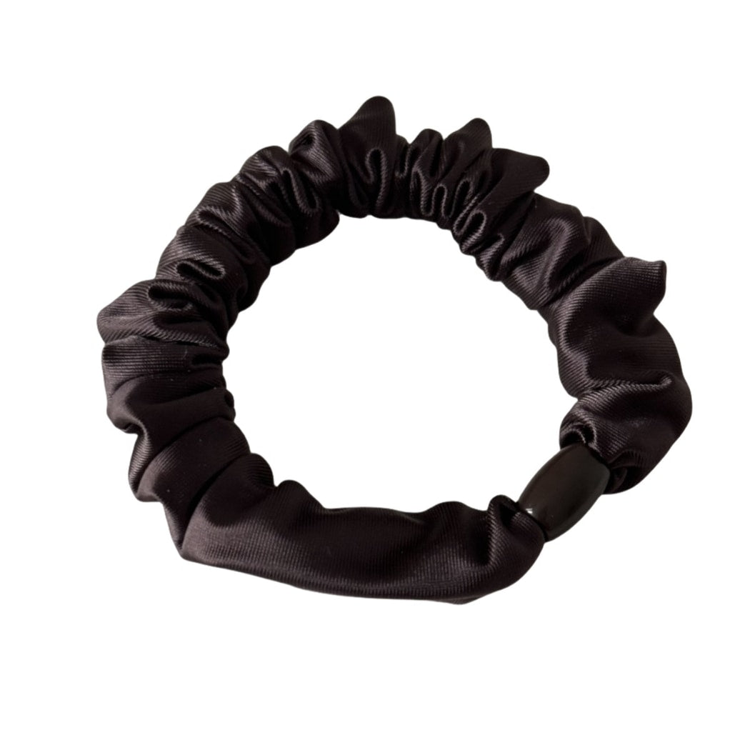 Gifty - Soft Muted Tone Satin Ruffle Scrunchie