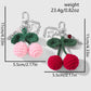 Keypus - Sweet Decorative Cherry Keychain Set