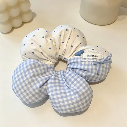 Gifty - Elegant Polka Dot Polyester Fabric Scrunchie